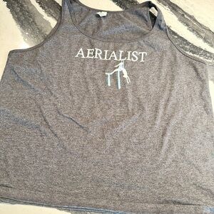 Plus size aerialist top